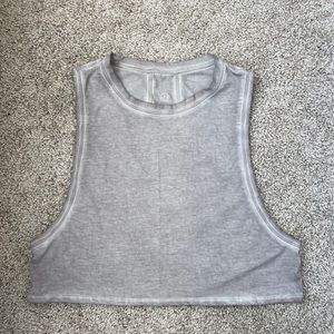 Lululemon muscle tee crop top